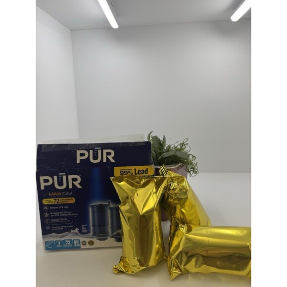 PUR PLUS Great Taste Faucet Mount RF-9999 Replacement Filters 3 Pack Open Box - Picture 2 of 6